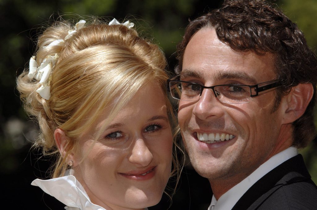 Nahportrait Hochzeitspaar