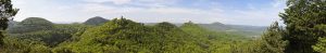 Panoramaansicht über den Pfälzer Wald