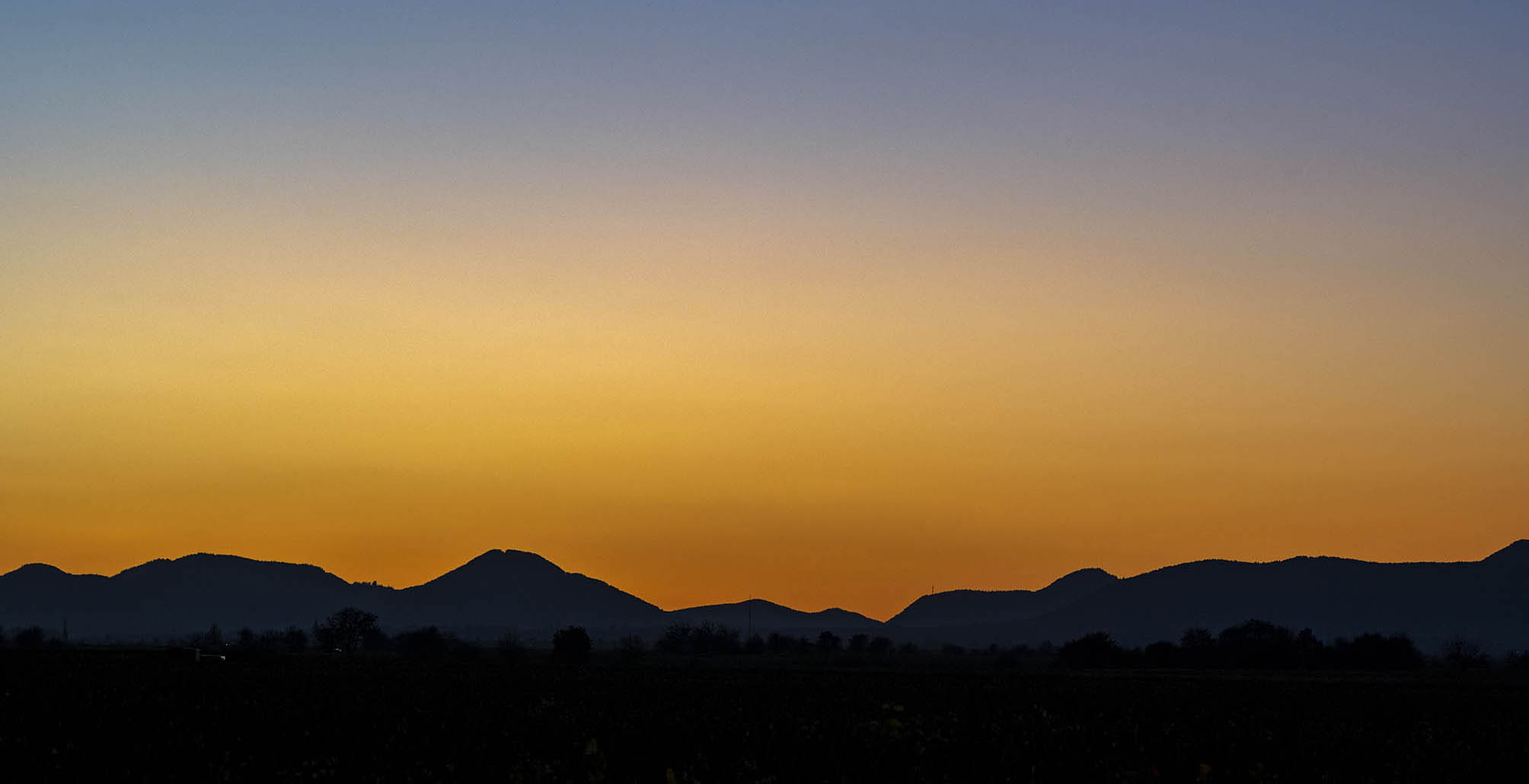 Sonnenuntergang an der Haardt