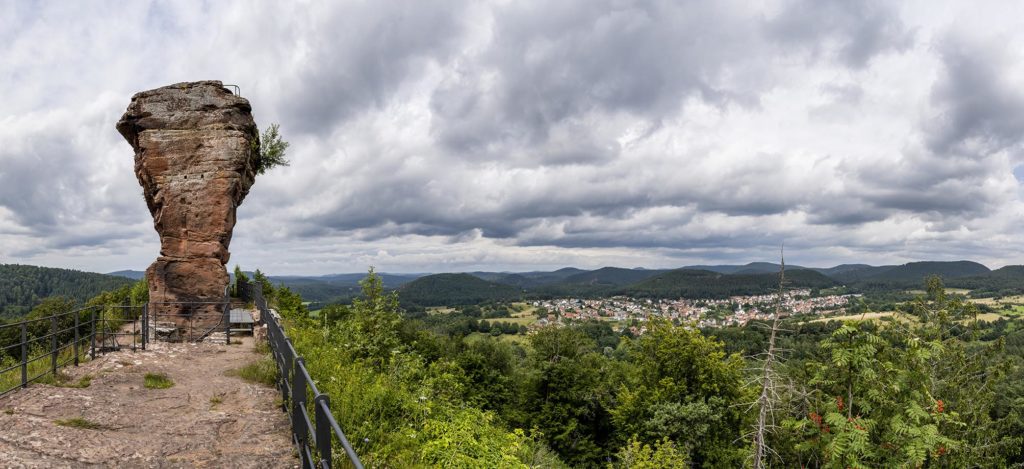 Aussicht vom Wanderweg Richtung Westen