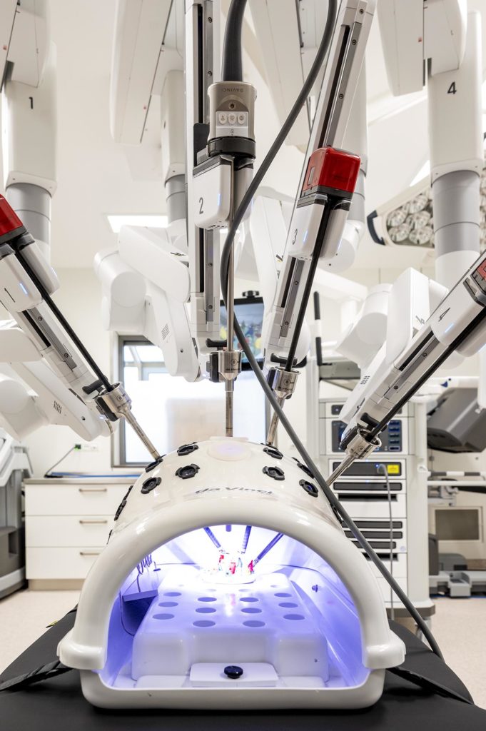 OP-Roboter in Nahaufnahme