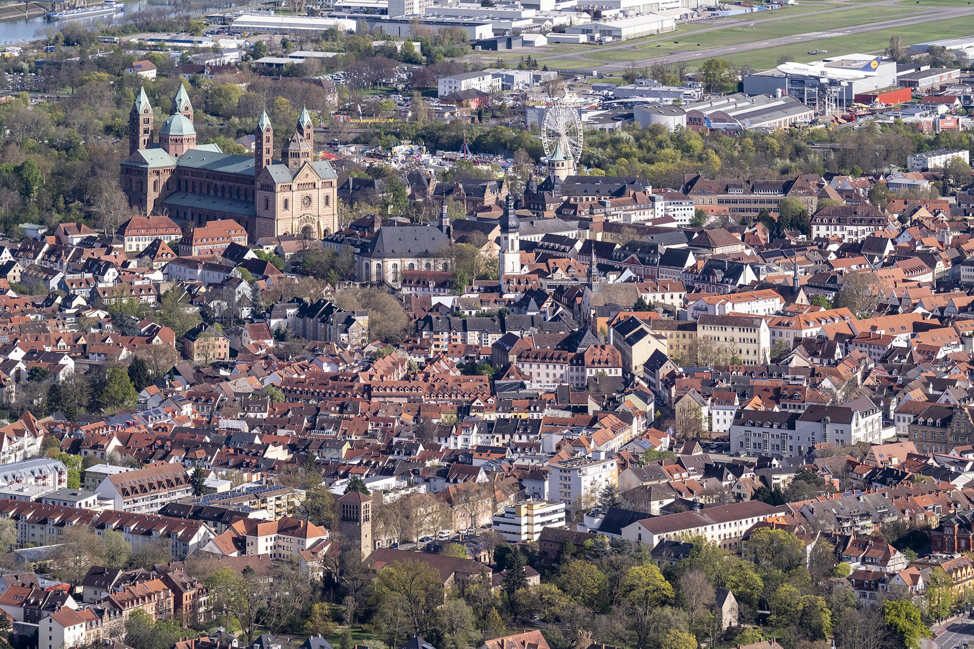 Luftbild von Speyer